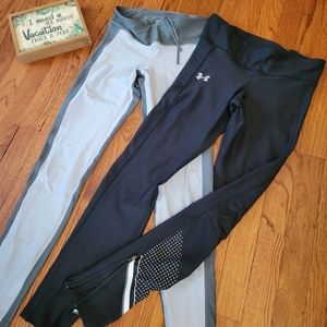 Bundle Under Armouer Compression Leggings Heatgear Size M